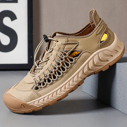 Men's Sandals Summer New Wear-resistant Breathable Simple White Sole Men's Beach Shoes