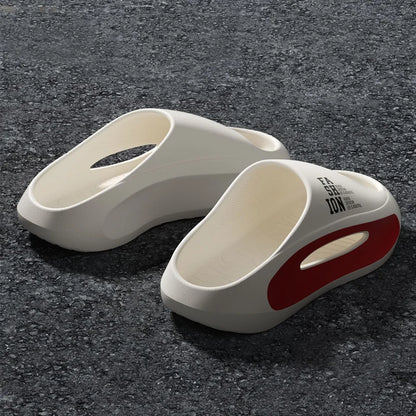 Summer Men's Sports Slippers Indoor Outdoor Sandals Beach Thick Sole EVA Slides Open Toe Non-slip Men Women Home Shoes Big Size