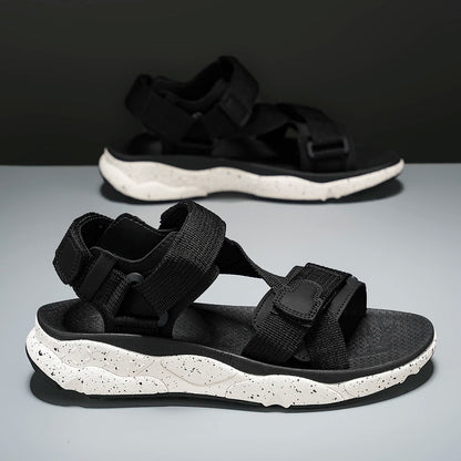 Men's Casual Sports Sandals Outdoor Hiking Sandals Comfortable Non-Slip Beach&Trekking Sandals Plus Size Adjustable