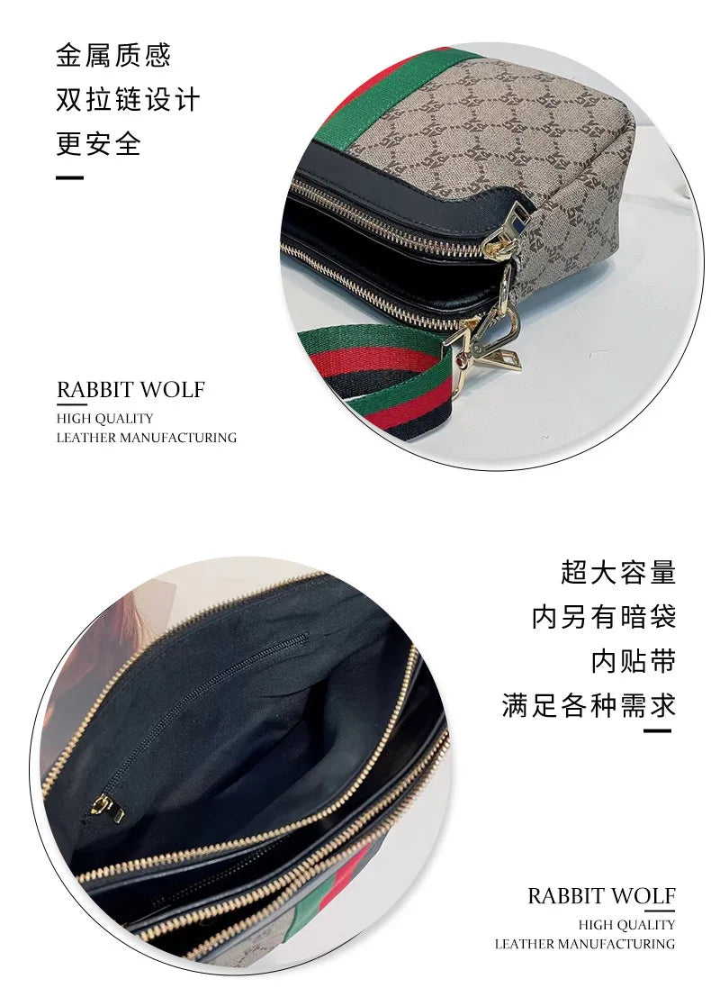 Fashion Popular Women's Bag Trend Brand Printed Versatile Shoulder Bag High-end Elegant Crossbody Bag Designer Luxury Handbags