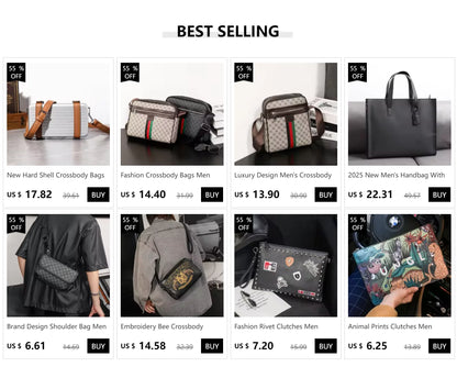 New Fashion Men's Crossbody Bag Large Capacity Crossbody Bags Men Women High Quality Leather Shoulder Bag Men Sports Cycling Bag