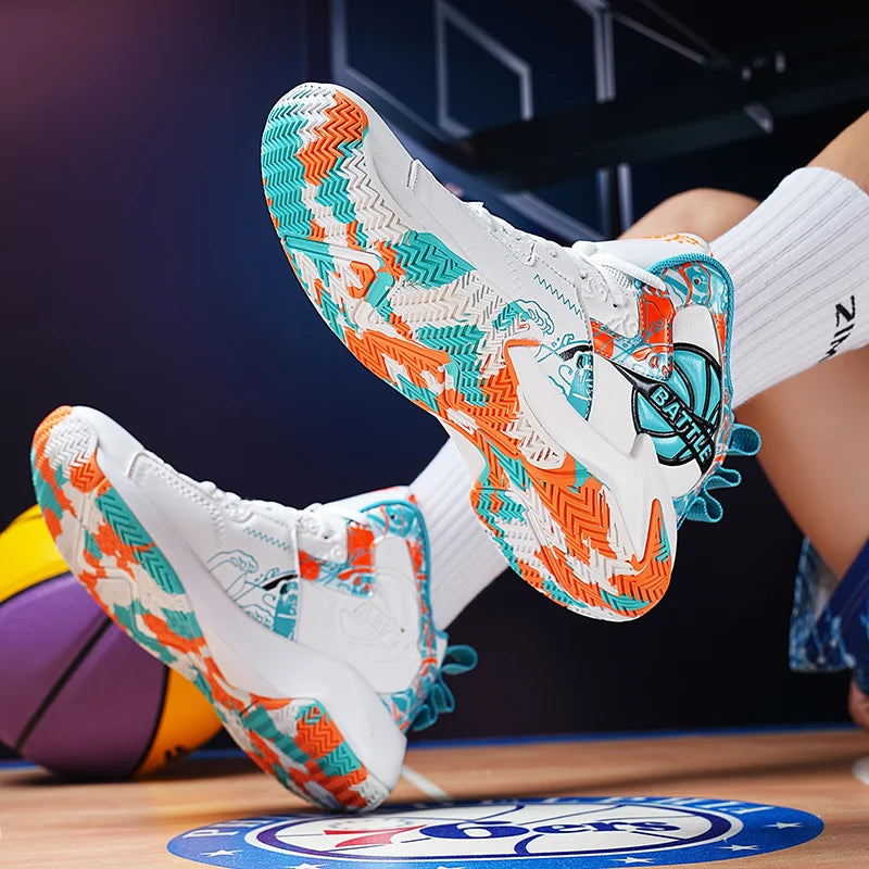 New Men Basketball Shoes Outdoor Sports Running Shoes Sneakers Men Non-slip Training Gym Shoes Big Size 47 48
