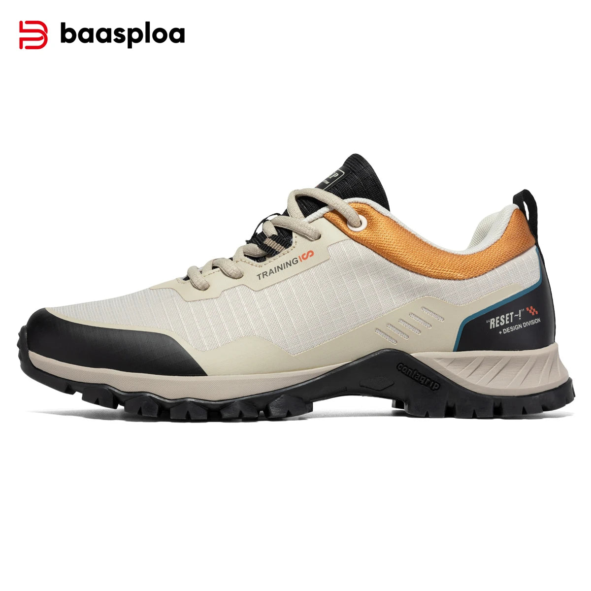 Baasploa Men Hiking Shoes New Outdoor Climbing Waterproof Non-slip Wear-resistant Sneakers Male Casual Lace-Up Walking Shoes ﻿