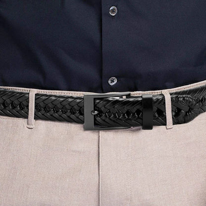 High Quality Genuine Leather Men Belts LONG Large Pin Buckle Metal Automatic Buckle High Quality Casual for Jeans Women Strap