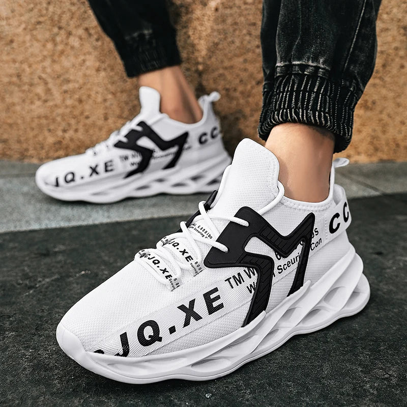MAEDEF 2024 Men Running Sneakers Lightweight Sport Shoes Classical Mesh Breathable Casual Shoes Male Fashion Moccasins Sneakers