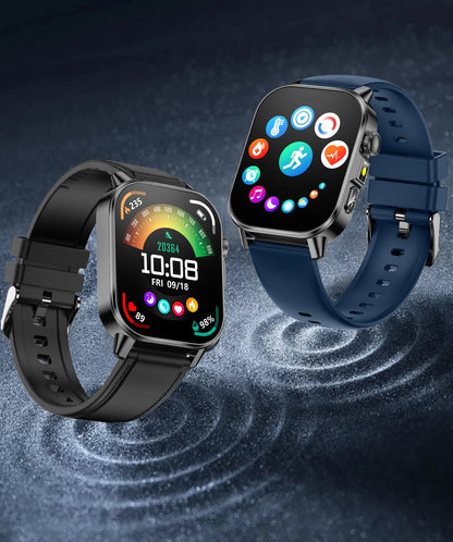 2026 Top Nursing Grade ECG+PPG Smart Watch Men Accurate Blood Pressure Lipids Uric Acid 2.0-inch AMOLED Screen HD Call Watch Men