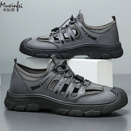 Men's 2026 Summer New Fashion Breathable River Trekking Shoes, Outdoor Beach Shoes, Soft Sole Quick-Dry Footwear
