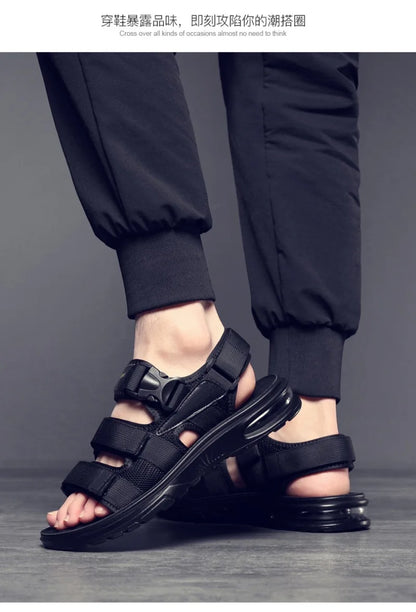 High Quality Men's Sandals Designer Platform Sandals for Men Fashion Outdoor Casual Sports Sandals 2025 Summer Beach Sandalias
