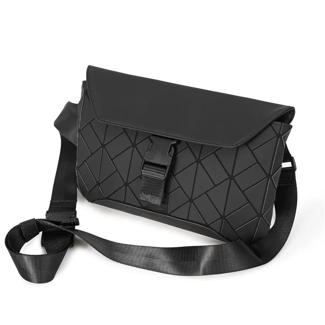 High-quality Fashion Men's Crossbody Bag Geometric Shoulder Messenger Bag Men Back Pack Waist Bag Crossbody Bags for Men Satchel