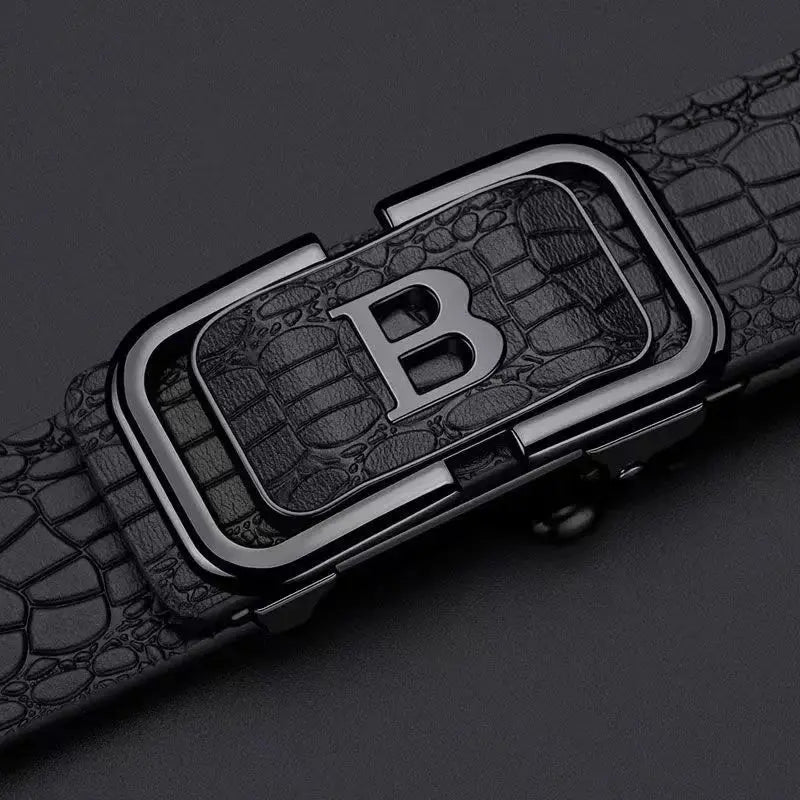 2026 New High quality men's leather belt, fashionable business belt, men's suit belt