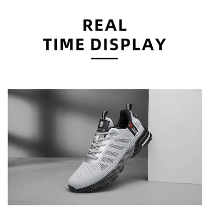 CLOHOO Mesh Upgraded Thick Bottom Foam Sports Casual Shoes Breathable Wear-Resistant Comfortable Footwear for Active Lifestyle
