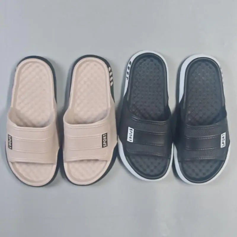 Plus Size 47 Non Slip Bedroom Slippers Men Summer 2026 Lightweight EVA Indoor Slippers Fashion Patchwork Man's Soft Home Slides