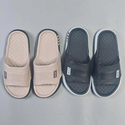 Plus Size 47 Non Slip Bedroom Slippers Men Summer 2026 Lightweight EVA Indoor Slippers Fashion Patchwork Man's Soft Home Slides