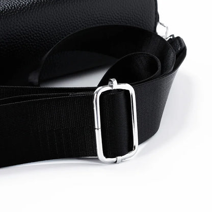 High-End Men's Stylish Crossbody Bag PU Leather Sling Bag Minimalist Business Shoulder Bag Perfect for Daily Commute Travel