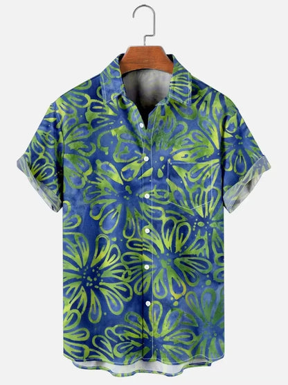 Men's Shirt Lapel Party Shirt Men's Casual Street Short Sleeve Summer New Fashion Banana Animation 3D Print Tops Men's Clothing