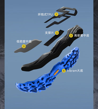 KAILAS 2026 New MT5-3 GTX MID Hiking Shoes Men Waterproof Anti Slip EVA Cushioning Climbing Shoes KS2612127
