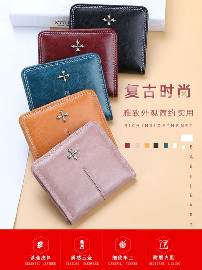 New Mini Women Wallets Slim Women Fashion Small Wallets Zipper PU Leather Quality Female Purse Card Holder Wallet