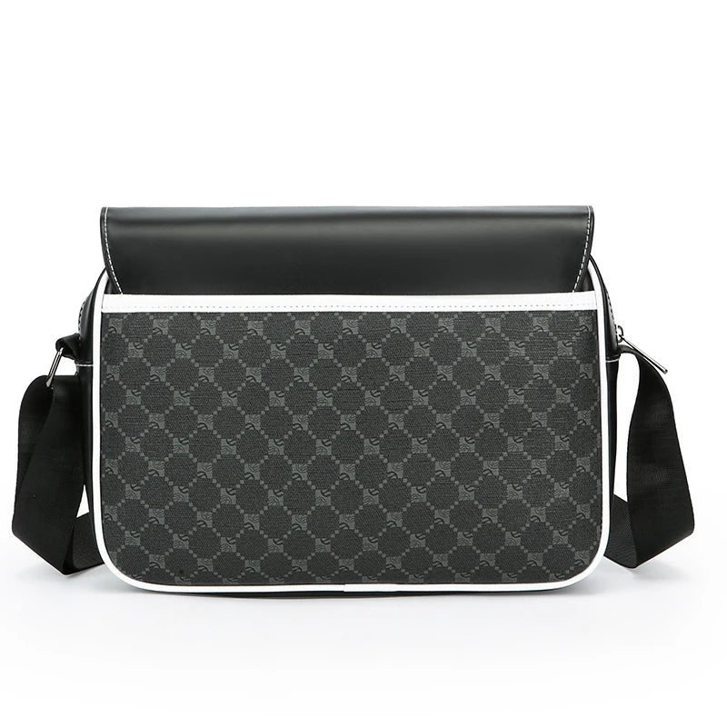 Fashion Casual Men Satchels Bag High Quality Soft PU Leather Men's Flap Handbag Casual Male Shoulder Bag Clutches Bag