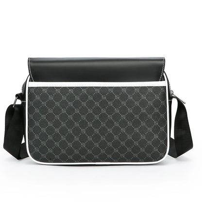 Fashion Casual Men Satchels Bag High Quality Soft PU Leather Men's Flap Handbag Casual Male Shoulder Bag Clutches Bag