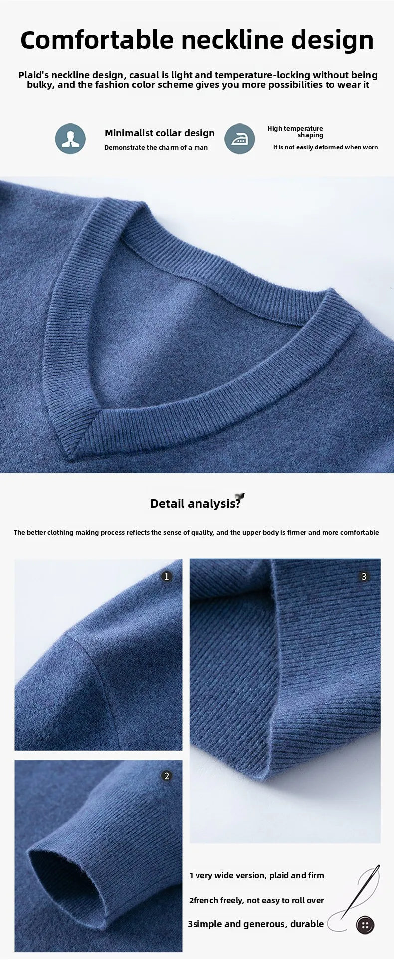 Top Grade Thick Anti-Pilling New Fashion Brand Autum Winter Knit Pullover Men Slim Fit Sweater Business Casual Woolen Jumper
