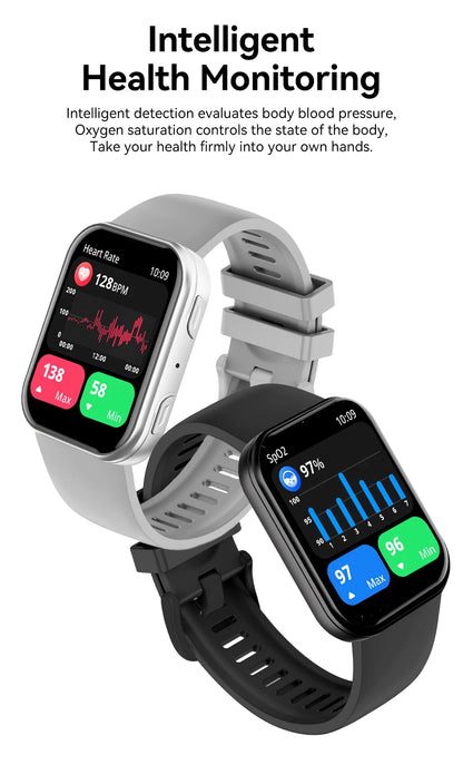 VS30 PRO Smart Watch 1.93-inch AMOLED Display Bluetooth Call Sports Modes Health Monitoring 1ATM Waterproof Custom Watch Fa