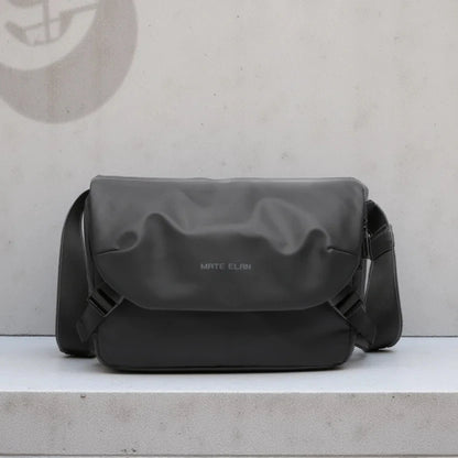 MATE ELAN Minimalism Waterproof Men Crossbody laptop Messenger Bags Simple Casual Male Nylon Travel Shoulder Bag School Bookbag