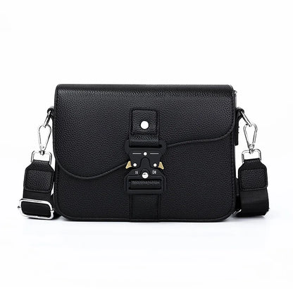 High-End Men's Stylish Crossbody Bag PU Leather Sling Bag Minimalist Business Shoulder Bag Perfect for Daily Commute Travel