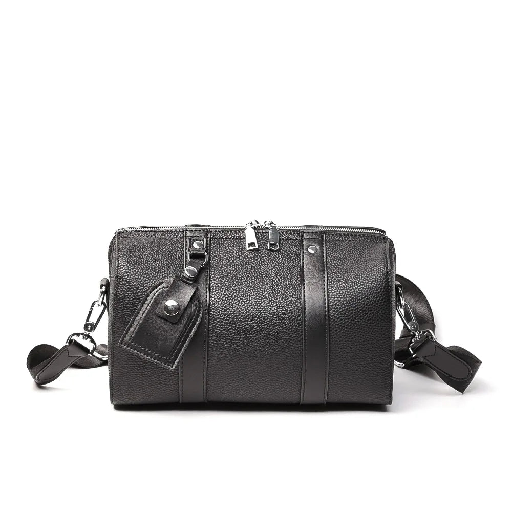 2026 Fashion Pillow Crossbody Bag Men Luxury Brand Men's Crossbody Bags Large Capacity Handbag Plaid Sling Shoulder Bag Male