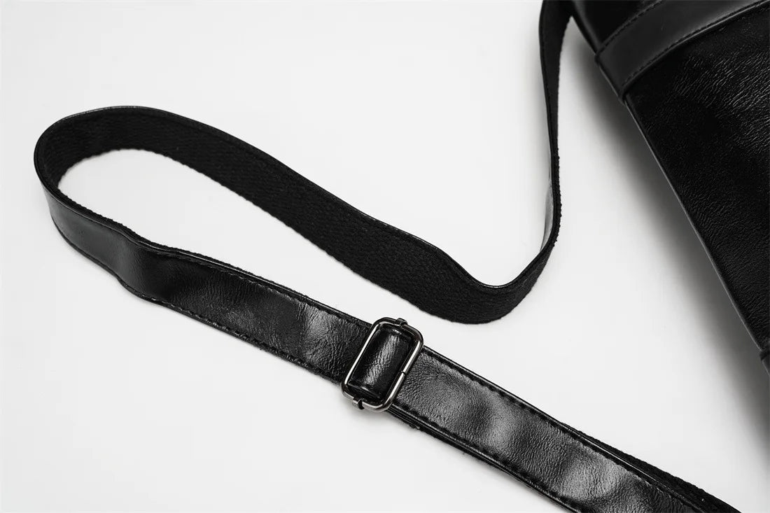 Retro Messenger Bag Men Crossbody Bags Luxury PU Leather Shoulder Messenger Bag for Men Fashion Flap Large Capacity Satchles