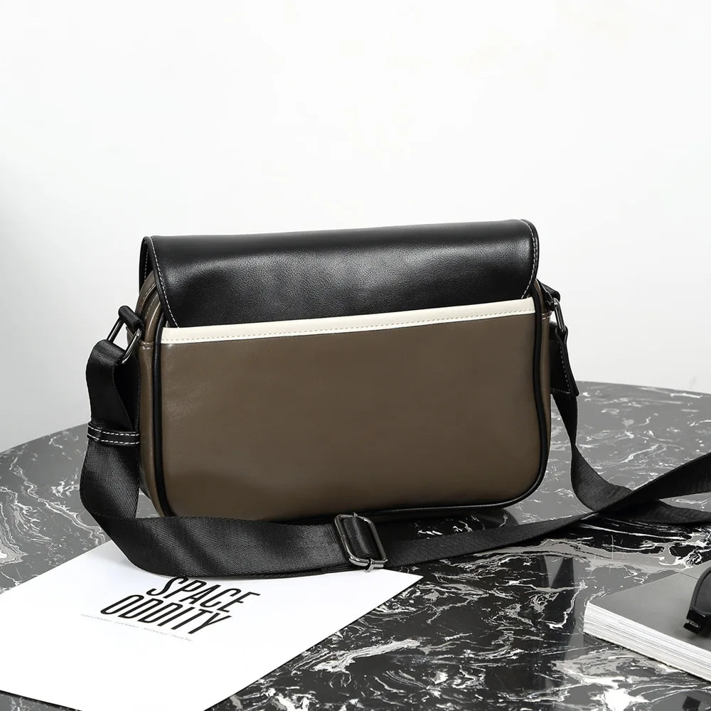 2026 New Designer Crossbody Bag for Men Bags Leather Casual Man Messenger Bag Male Bag Sling Pack Shoulder Bag Luxury Brand