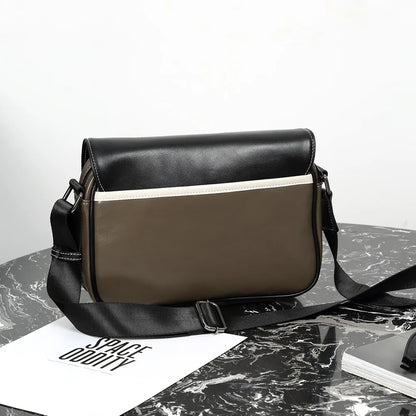 2026 New Designer Crossbody Bag for Men Bags Leather Casual Man Messenger Bag Male Bag Sling Pack Shoulder Bag Luxury Brand