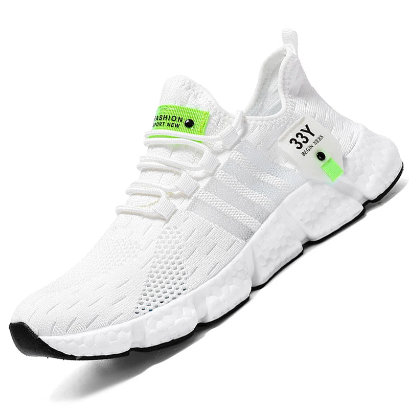 Men Shoes Breathable Classic Running Shoes For Women Outdoor Light Comfortable Mesh Shoes Slip On Walking Sneakers Unisex Tennis