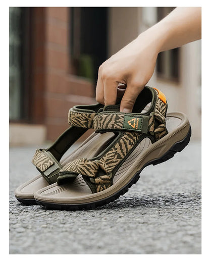 2026 New  Men's Hiking Sport Sandals Lightweight Leisure Beach Shoes Summer Open-Toe Breathable Travel Walking Sandials