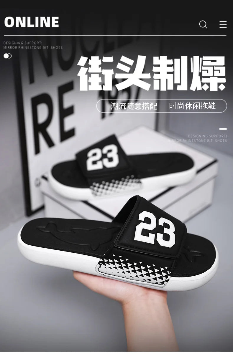 Men's Platform Slippers EVA Soft Soled Pillow Slippers Summer Beach Flip Flops Anti Slip Bathroom Home Fashionable Slippers