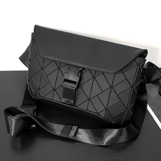 High-quality Fashion Men's Crossbody Bag Geometric Shoulder Messenger Bag Men Back Pack Waist Bag Crossbody Bags for Men Satchel