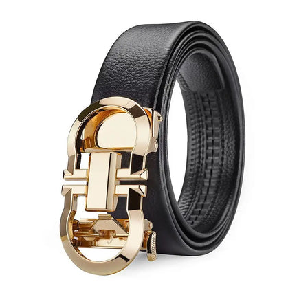 Luxury Brand Men Belt High Quality Leather Business Designer famous Belts for men Jeans Strap Male Metal Buckle belt
