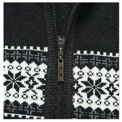 White Vintage Cardigan Knitted Autumn Knitted Men Sweater Clothing Coats Jackets Man Flower Sweater Men 2024 Black Blue