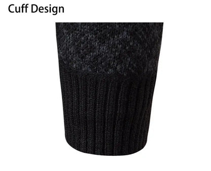 Men's knit sweater Korean version of the new trend of fall and winter casual collar sweater cardigan jacket men's clothing