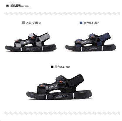 Men Sandals Summer Leisure Beach Holiday Sandals Men Shoes New Outdoor Sneakers Male Retro Comfortable Casual Sandals Men
