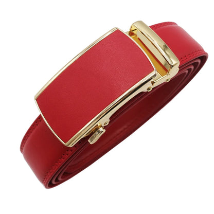 Women man Genuine Leather Belt For Female Strap Casual All-match Ladies Adjustable Belts Designer Automatic man belt buckle