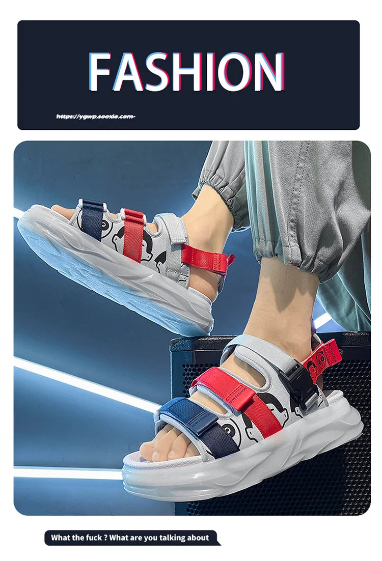 High Quality Men's Sandals Designer Platform Sandals for Men Fashion Outdoor Casual Sports Sandals 2026 Summer Beach Sandalias