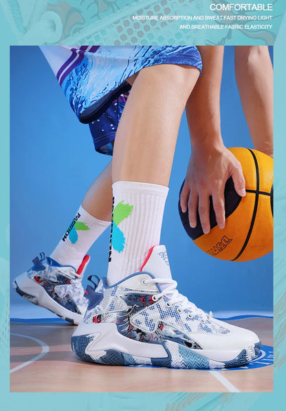 New Men Fashion Sports Shoes Basketball  Anti slip Breath Shoes Training comfort Athletic Sneakers Outdoor Walking Shoes Zapatos