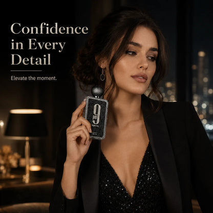 Afnan 9 PM Night Out 100ml Extrait De Parfum Dragon Fruit Bergamot Cognac Lavender Scent Unisex Luxury Perfume Spray for Night Out