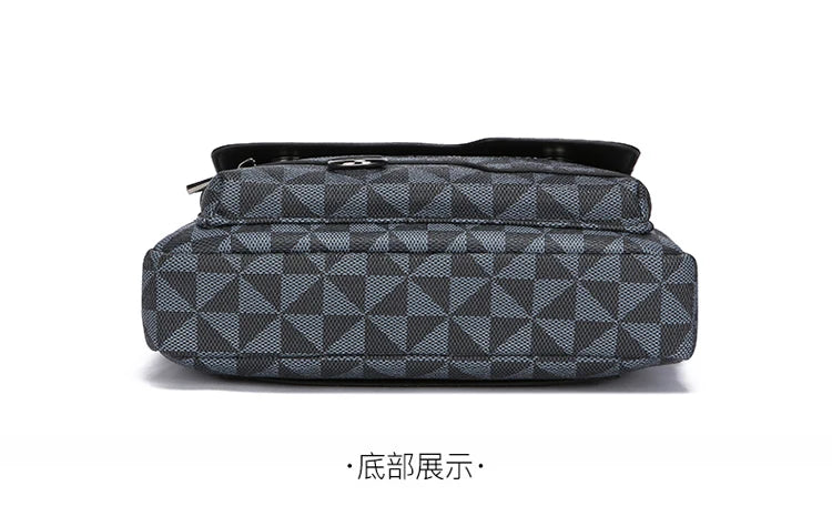 Business Men's Clutch Bags High Quality PU Leather Man's Small Shoulder Bag Multi-Functional Men Handbag Bag With Waist Strap