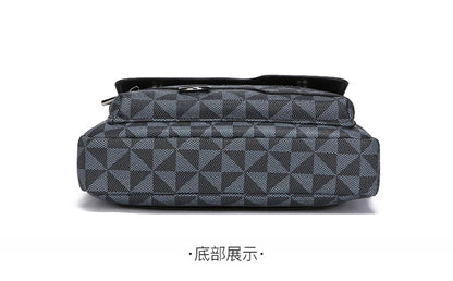 Business Men's Clutch Bags High Quality PU Leather Man's Small Shoulder Bag Multi-Functional Men Handbag Bag With Waist Strap