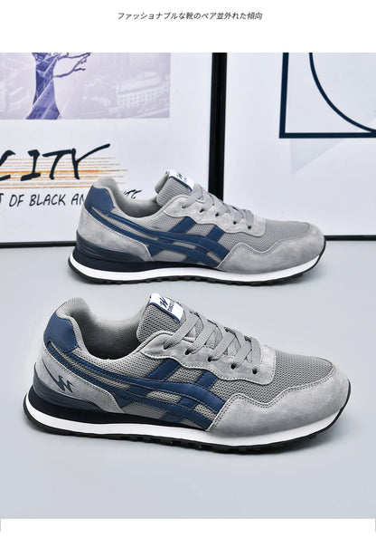 Double Star Training Walking Shoes, Breathable Mesh Sports Shoes, Versatile Fashion Trendy Men's Shoes