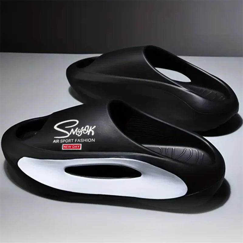 Men Slippers Women Shoes Summer Beach Slippers Luxury Brand Outdoor Indoor Eva Soft Flip Flops Male  Anti-slip Shoes