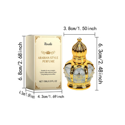 Roxelis 15ml Coffee Patchouli Perfume For Women And Men Natural Fresh Long Lasting Fragrance Ideal For Daily And Gift Use