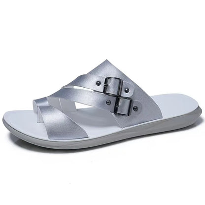 New Men's Daily Slippers Outdoor Casual Sandals Non-slip Lightweight Male Cool Slides Outdoor Man Half Drag Flip-flops Sandalias