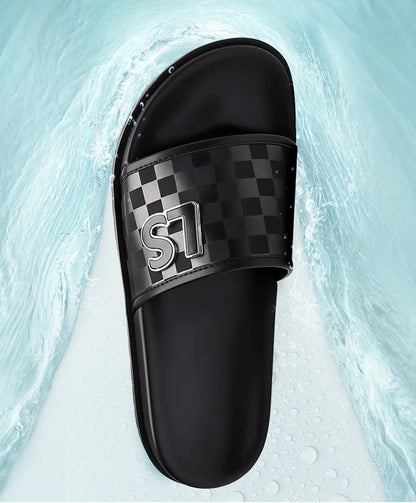 Summer Fashion Casual Flip Flops for Men New Designer Black Cow Leather Slippers Male High Quality Korean Outwear Slides Men